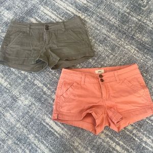 2 pairs BKE shorts size 27